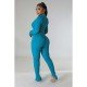  Pure Color Women's Casual Trouser Sets