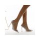  PU New Rivet Stiletto High Heels For Ladies