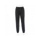 Casual Jogger Black Drawstring Long Trousers