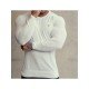 Embroidery Fitted White Pullover Tops