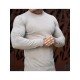 Embroidery Fitted White Pullover Tops