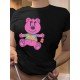 Cute Bear Graphic White T Shirts For Women