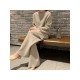  Pure Color Casual Women's Trouser Sets