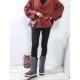  Pure Color Snow Boots For Women