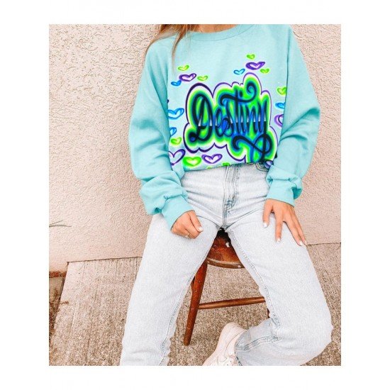 Casual Street Graphic Sweatshirts For Women