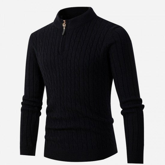 Spring Solid Sweaters For Men