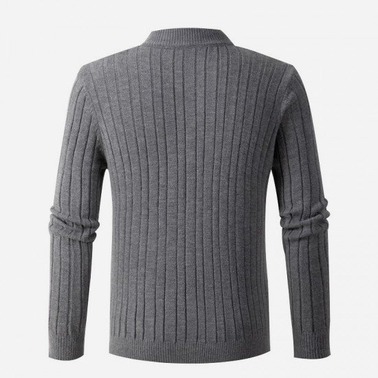 Spring Solid Sweaters For Men