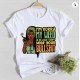 New Casual White Graphic T Shirts For Women