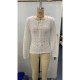 Fall White Pure Color Long Sleeve Tops