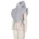  Pure Color Sleeveless Women's Short Down Coats