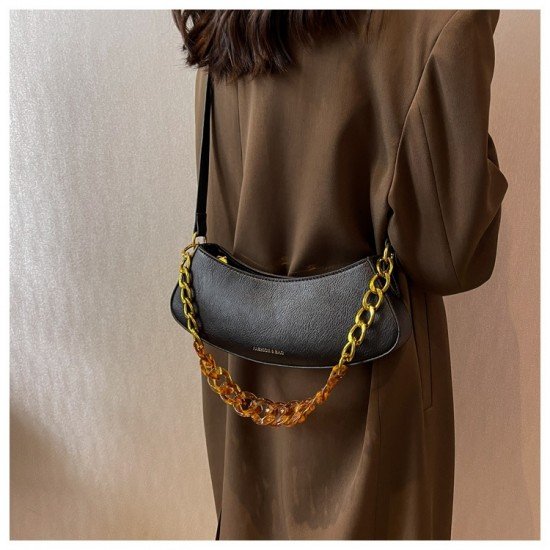 Vintage Black Shoulder Bags For Ladies