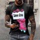  Summer Casual Round Neck Printing Men's T-shirt