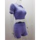  Women's Sexy Short Sleeve Two-piece Shorts Sets