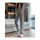  Pure Color Casual High Waist Women's Pants