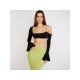 Backless Black Cropped Tops For Ladies