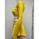  Fashion Sports Colorblock Patchwork Culottes Suit