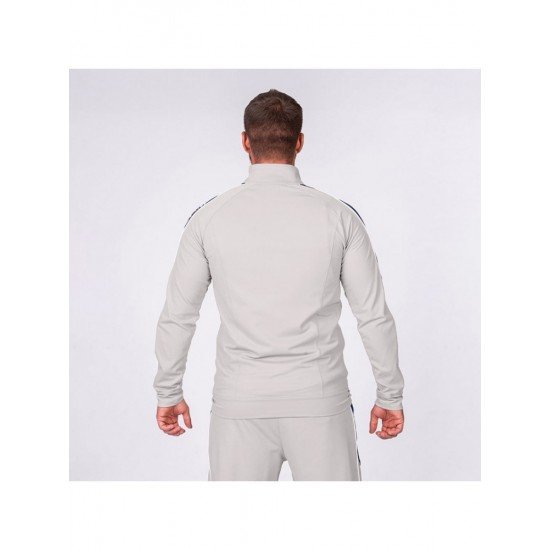  Leisure Colorblock Zipper Men's Long Suits