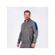  Leisure Colorblock Zipper Men's Long Suits