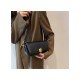 Vintage Solid Brown Shoulder Bags For Ladies