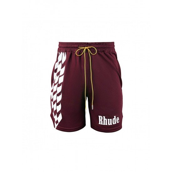  Casual Drawstring Mesh Letter Men's Shorts