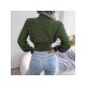 Mock Neck Stylish Ladies Pullover Sweater