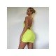 Backless Tie Wrap Hater Mini Dress