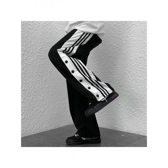  2022 Loose Striped Contrast Color Casual Pants