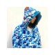  Hip-hop Camouflage Shark Zipper Hooded For Men