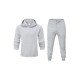 New Solid Hoodie Workout Clothes Set