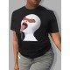 Sexy Ladies Graphic White T Shirts 