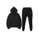 New Solid Hoodie Workout Clothes Set