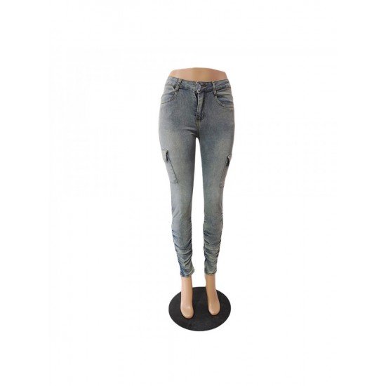  Fashion Low Waist Denim Jeans For Women