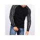 Round Neck Raglan Sleeve Men's Sweater