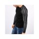 Round Neck Raglan Sleeve Men's Sweater