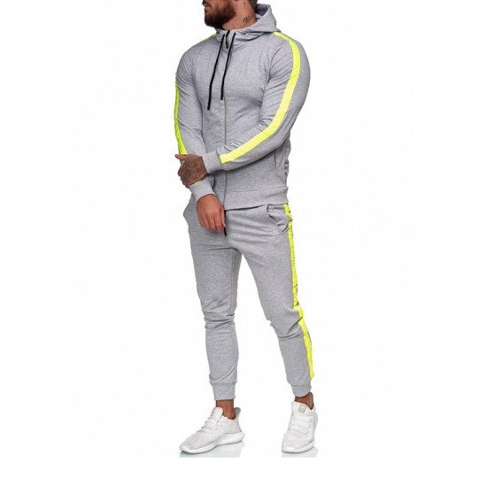 Jogger Gym Hooded Outfit Tracksuit Sets Men