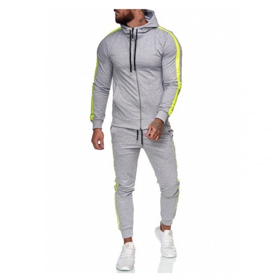 Jogger Gym Hooded Outfit Tracksuit Sets Men