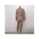  Winter Pure Color Long Sleeve Casual Jumpsuit