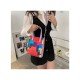  Fashion Contrast Color Plaid Women's Satchels