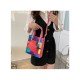  Fashion Contrast Color Plaid Women's Satchels