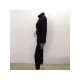  Winter Pure Color Long Sleeve Casual Jumpsuit