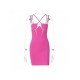  2022 Summer Sexy Rhinestone Hip Sleeveless Dress