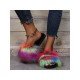  2022 Flat Fur Home Slippers For Women