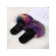  2022 Flat Fur Home Slippers For Women