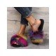  2022 Flat Fur Home Slippers For Women