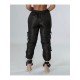  Pure Color Zipper Casual Pants For Women