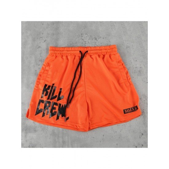  2022 Summer Breathable Mesh Letter Printing Men's Shorts