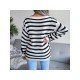  Loose Casual Striped Women's Long Sleeve Knitwear