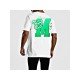  Summer New Green Letter Short Sleeve Men Tees