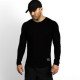  Casual Round Neck Men's Long Sleeve Top