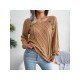  Casual Pure Color Women's Knitted Sweaters